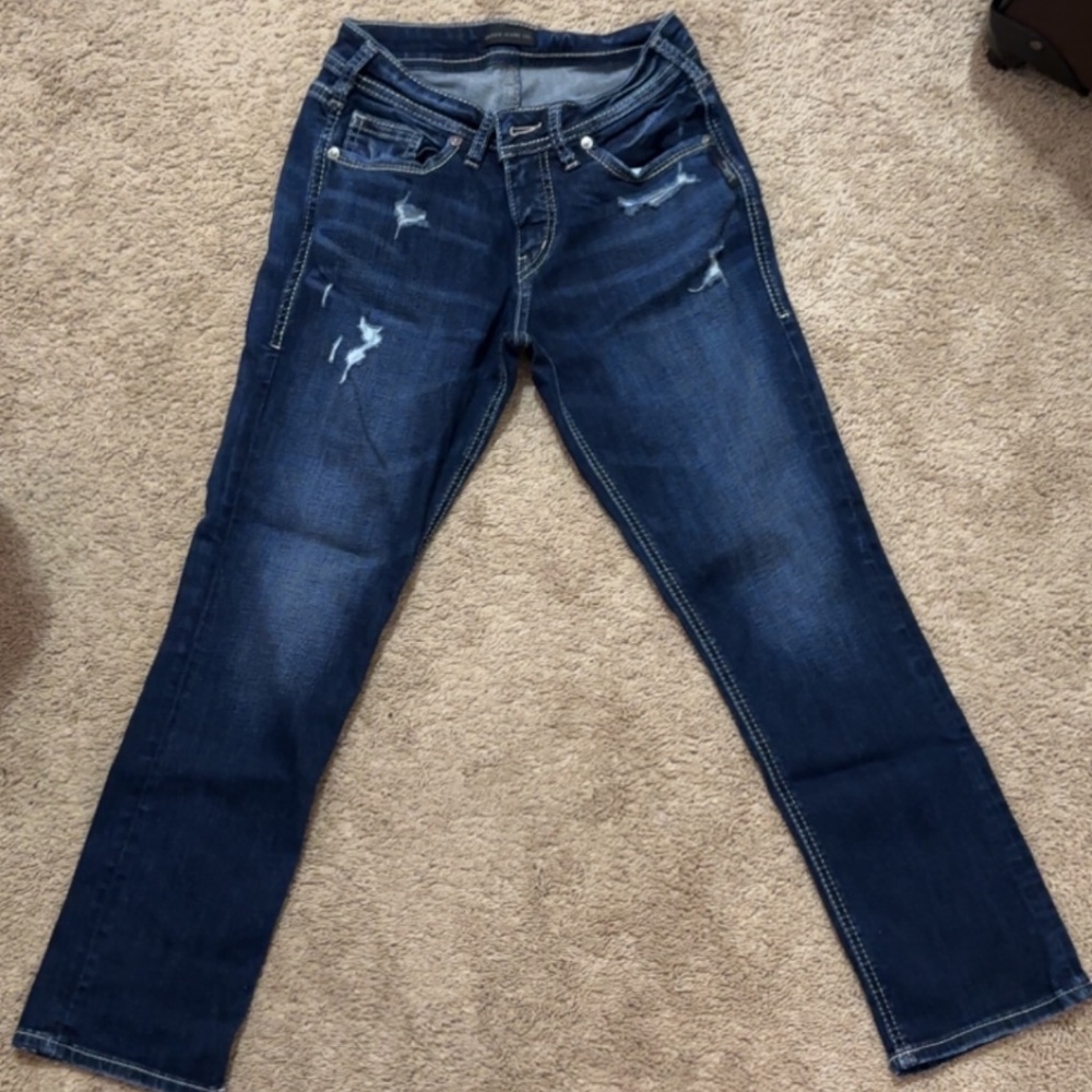 Silver Capris